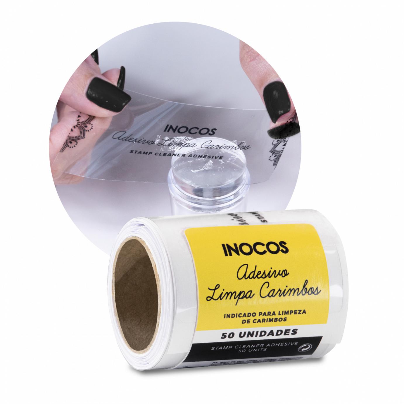 Inocos Stamping adesivo limpa carimbos