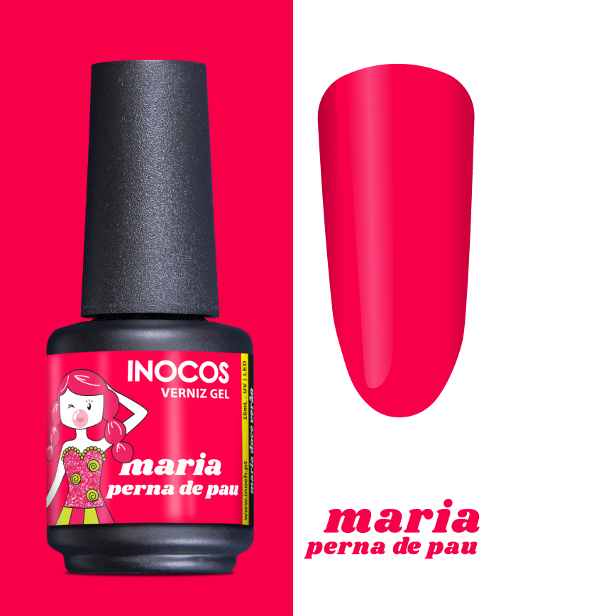 Inocos verniz gel Doce Verão - Maria Perna de Pau