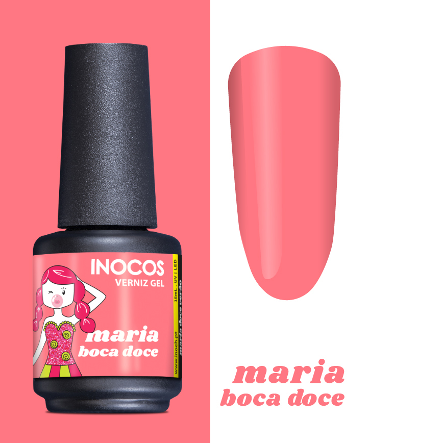 Inocos verniz gel Doce Verão - Maria Boca Doce