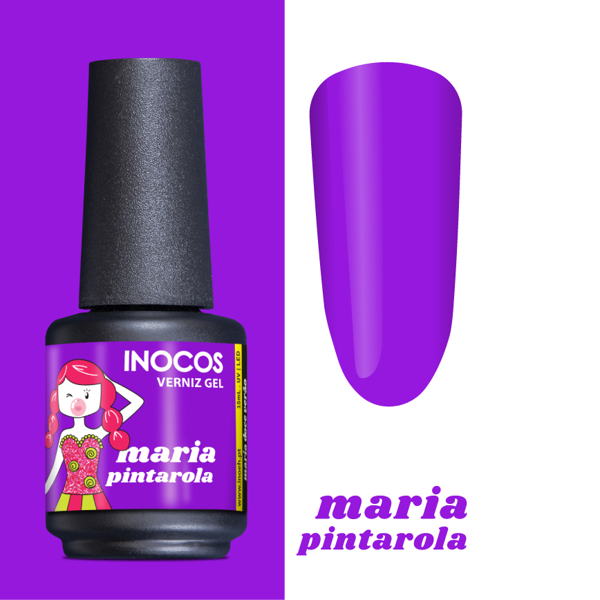 Inocos verniz gel Doce Verão - Maria Pintarola