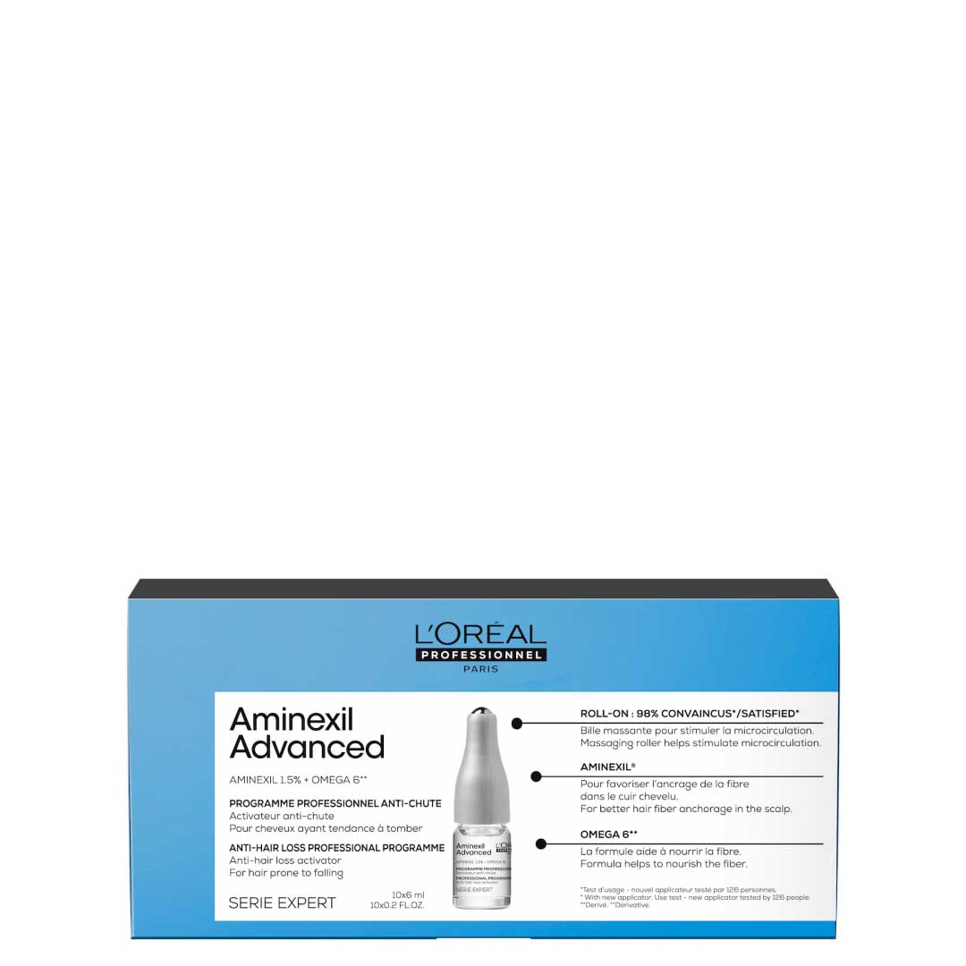 Loreal SE Aminexil ampolas anti queda 10x6ml