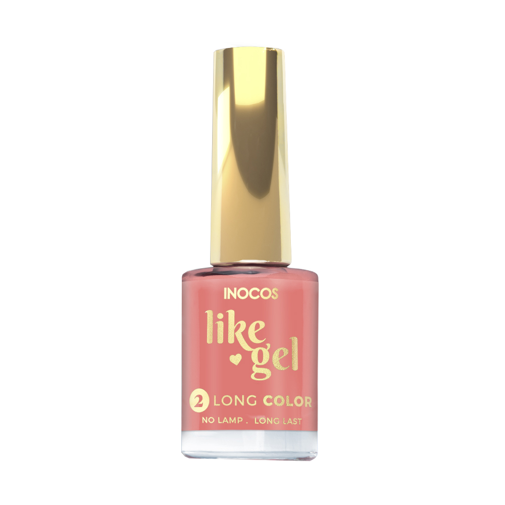 Inocos Like Gel verniz de unhas efeito gel 109 coral vintage