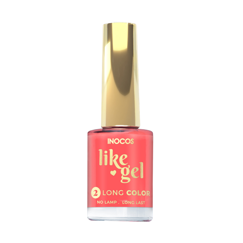 Inocos Like Gel esmalte de uñas efecto gel 110 coral vivo