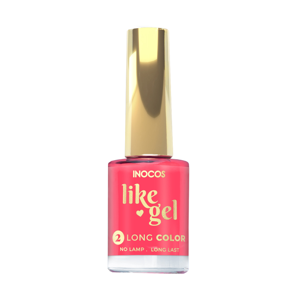 Inocos Like Gel esmalte de uñas efecto gel 111 coral néon