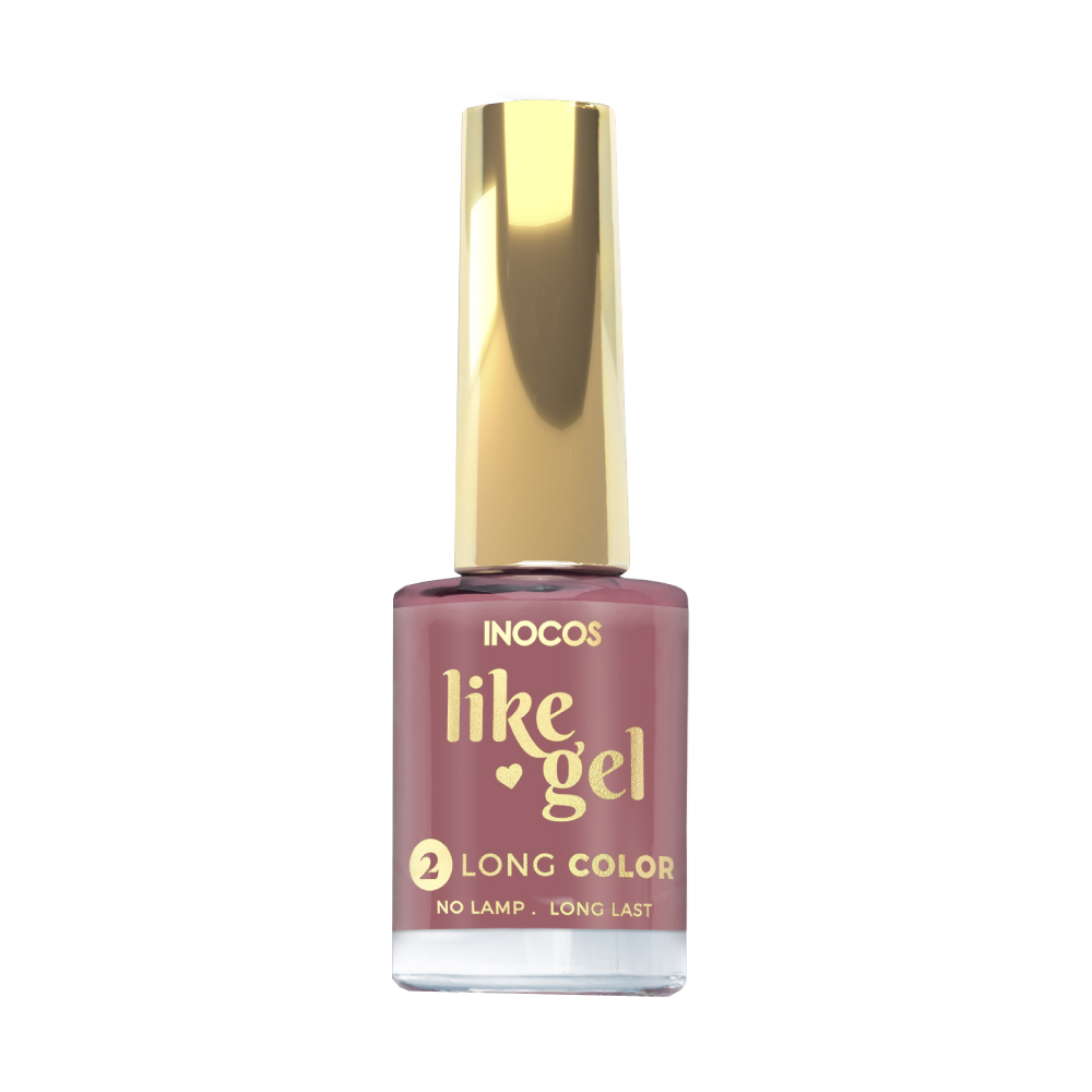 Inocos Like Gel verniz de unhas efeito gel 115 rosa vintage