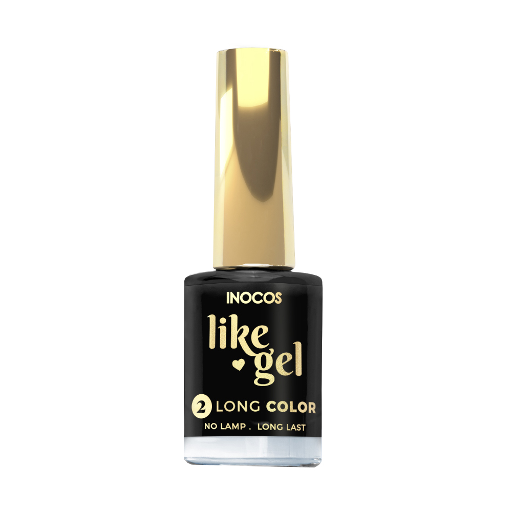 Inocos Like Gel esmalte de uñas efecto gel 128 preto