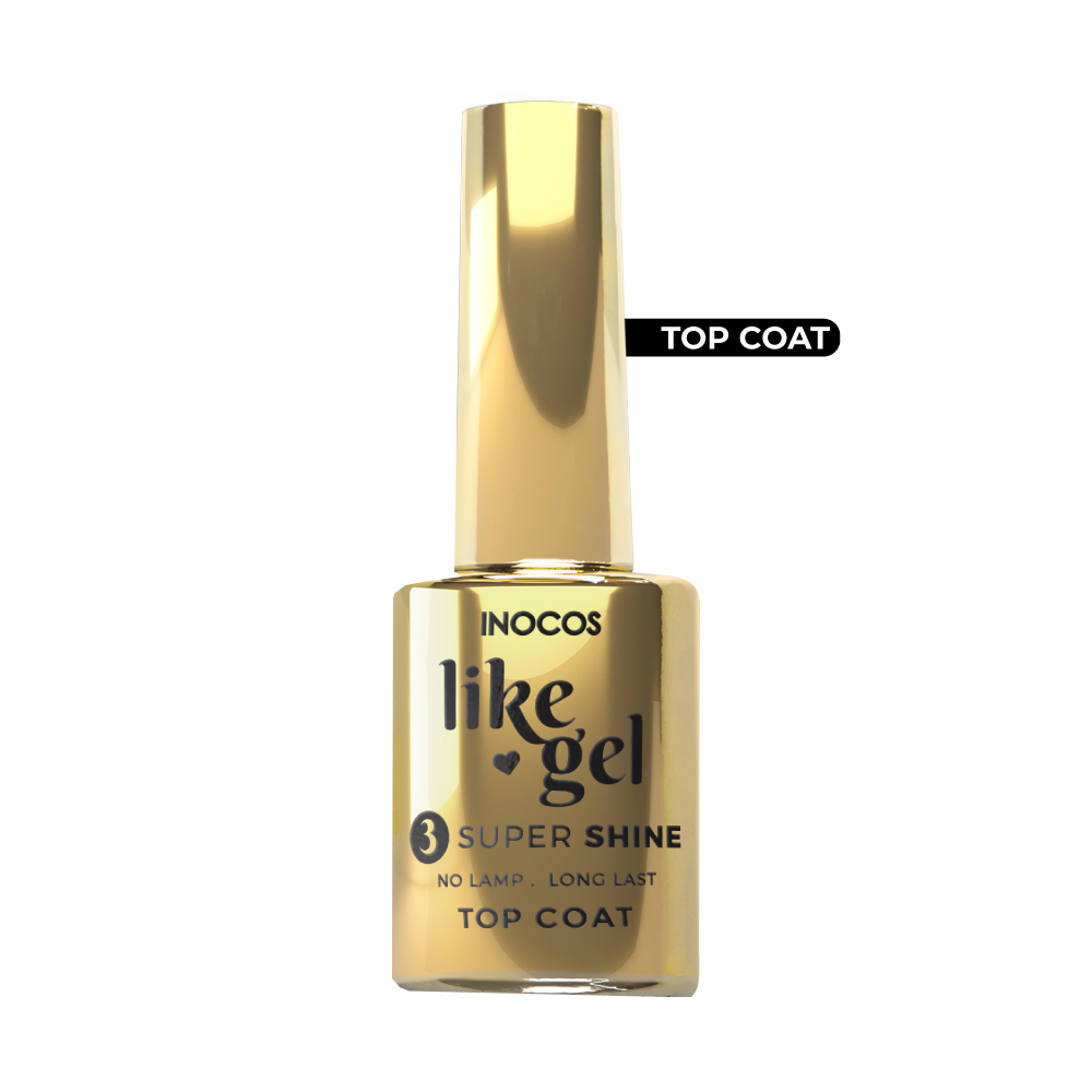 Inocos Like Gel top coat para unhas