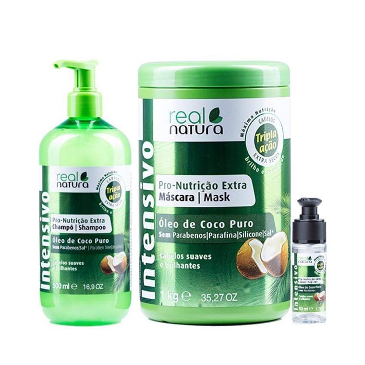 Real Natura Pack 2 + 1 Pro-Nutrição Extra Coco