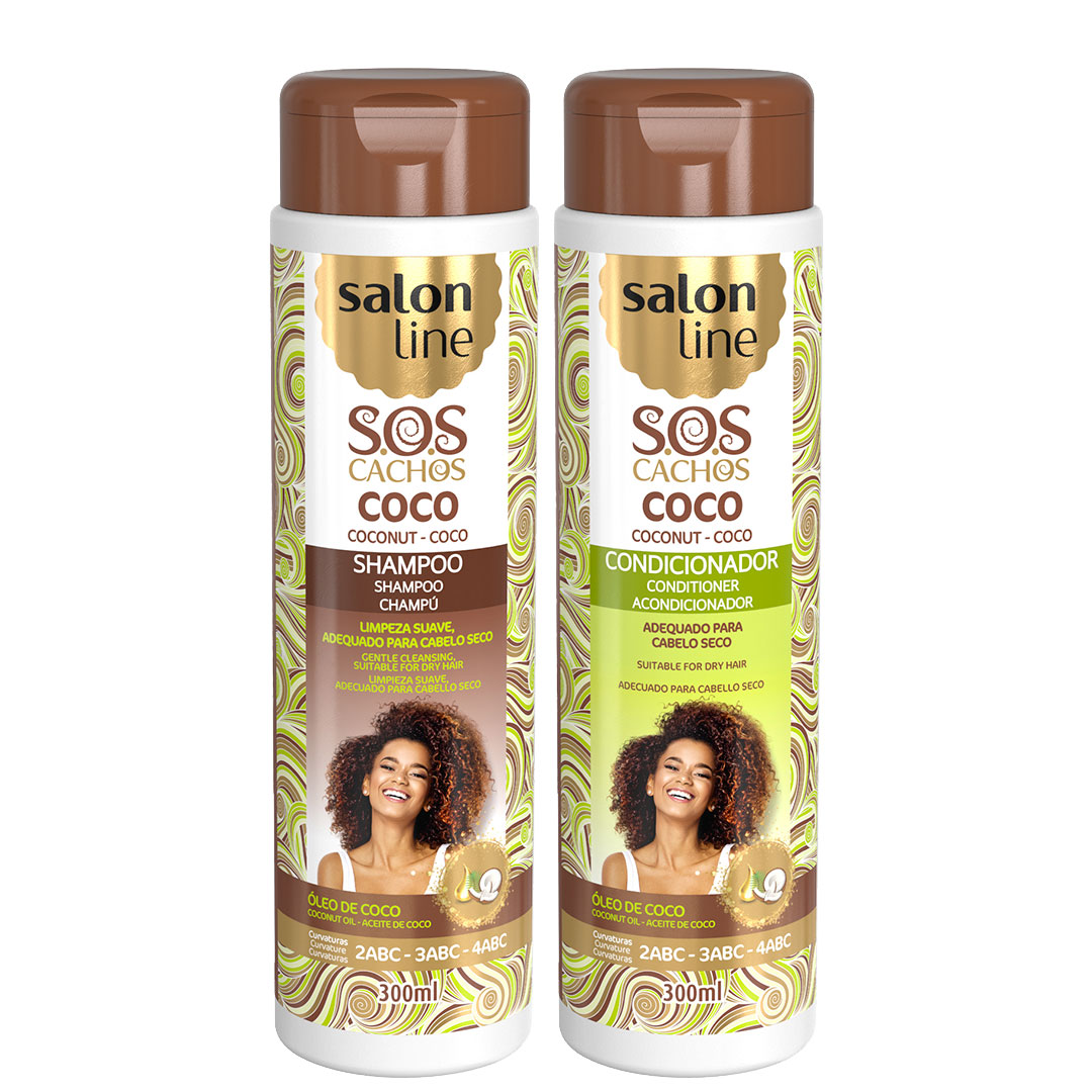 Salon Line SOS Champú + Acondicionador de Coco Tratamiento Profundo