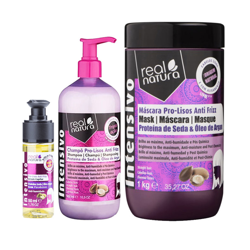 Real Natura Pack 2 + 1 Pro-Lisos Argan