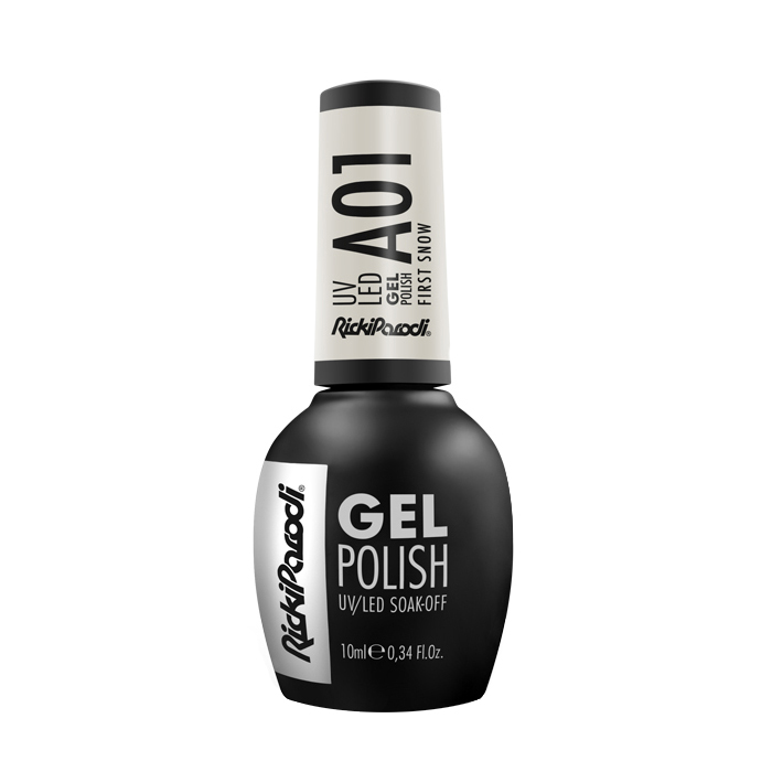 Rickiparodi verniz de unhas de gel A01 First Snow