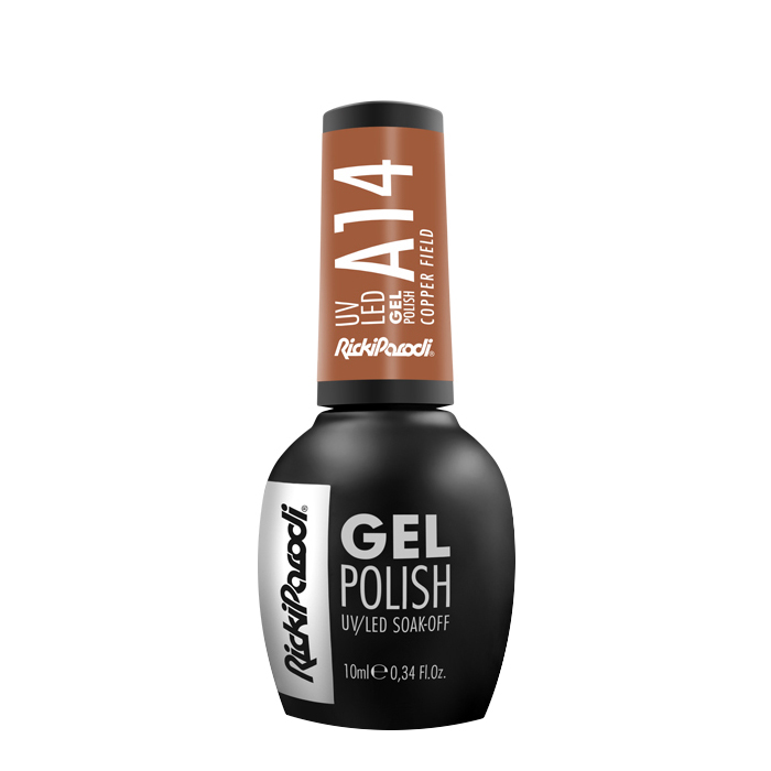 Rickiparodi verniz de unhas de gel A14 Copper Field