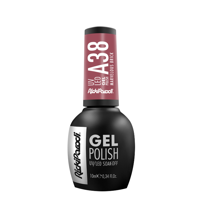 Rickiparodi verniz de unhas de gel A38 Marvelous Brick