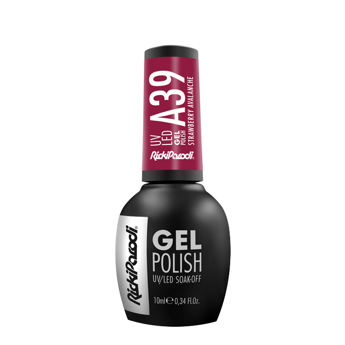 Rickiparodi verniz de unhas de gel A39 Strawberry Avalanche