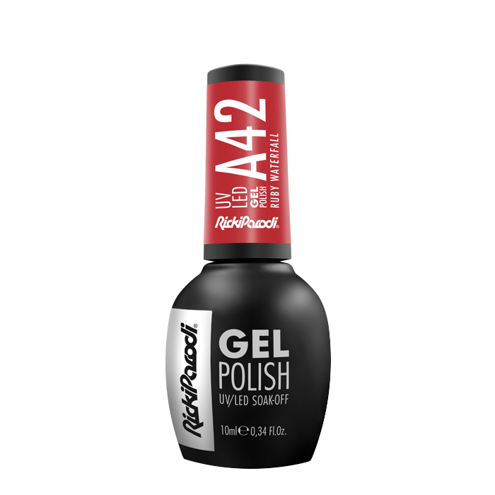 Rickiparodi verniz de unhas de gel A42 Ruby Waterfall