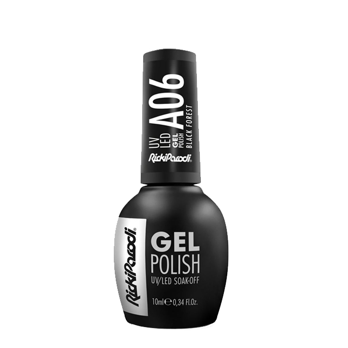 Rickiparodi esmalte de uñas de gel A06 Black Forest