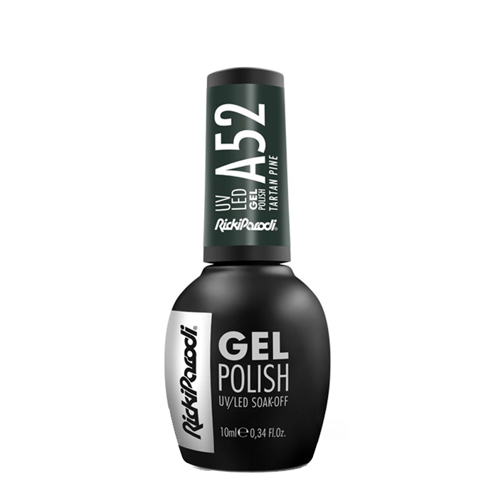 Rickiparodi verniz de unhas de gel A52 Tartan Pine