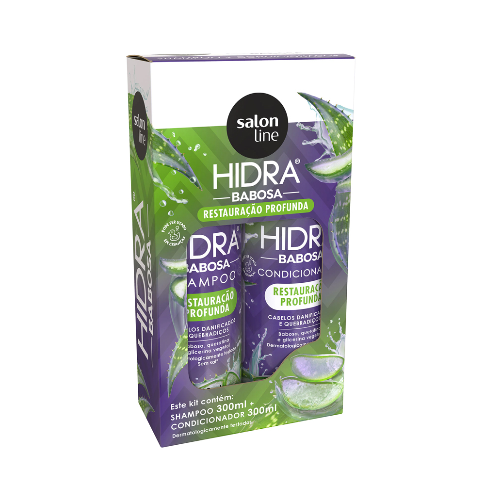 Salon Line Hidra Kit champô + condicionador aloe vera Salon Line Hidra Kit champô + condicionador aloe vera