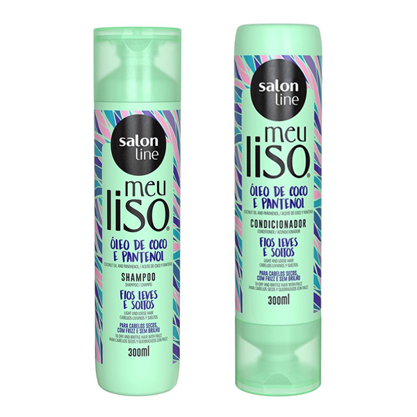 Salon Line Pack Meu Liso Coco Fios Leves e Soltos 1