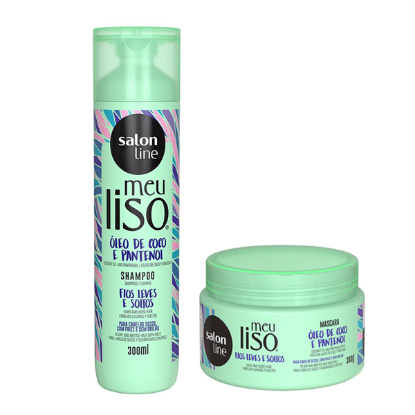 Salon Line Pack Meu Liso Coco Fios Leves e Soltos 2