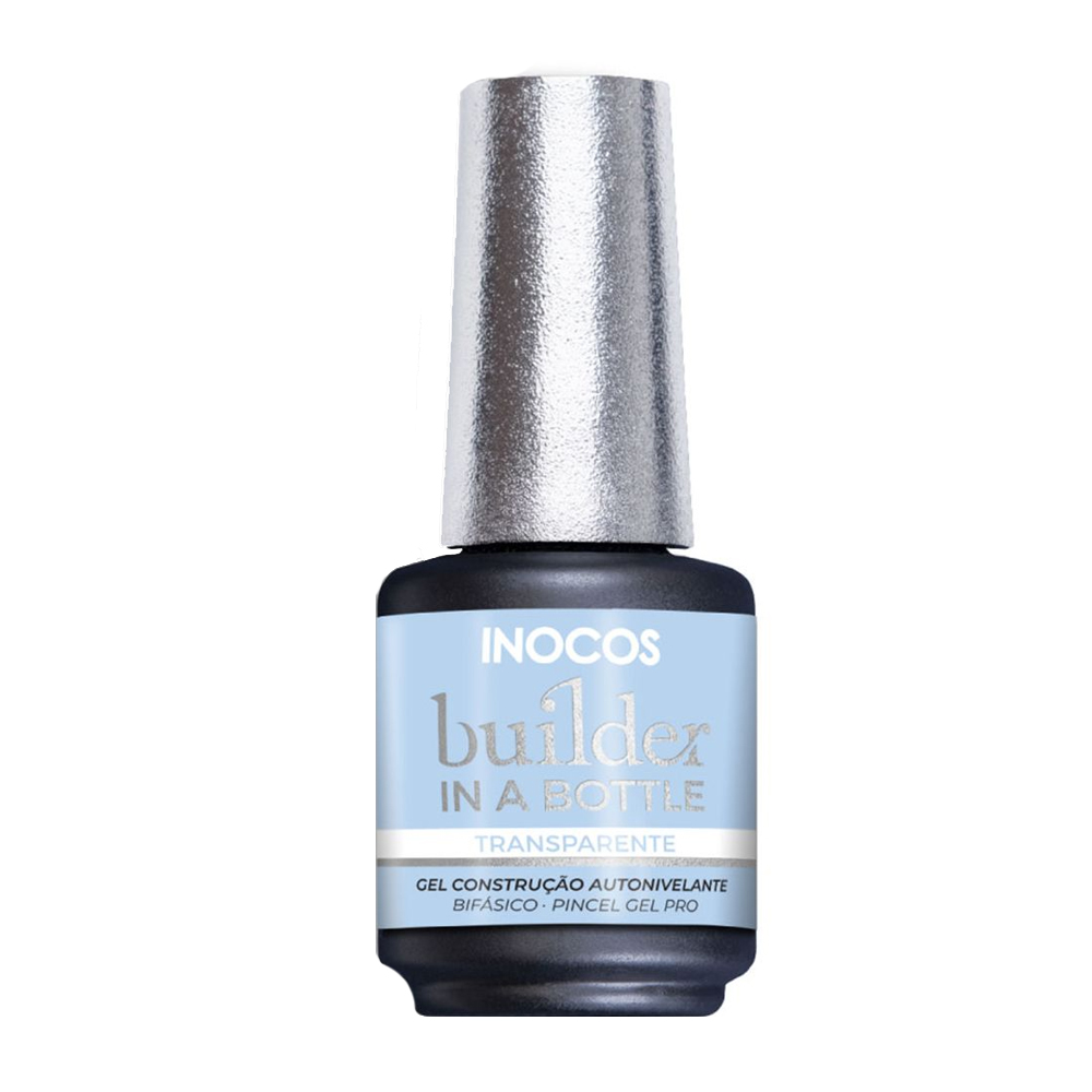 Inocos Builder in a Bottle gel de construción de uñas transparente