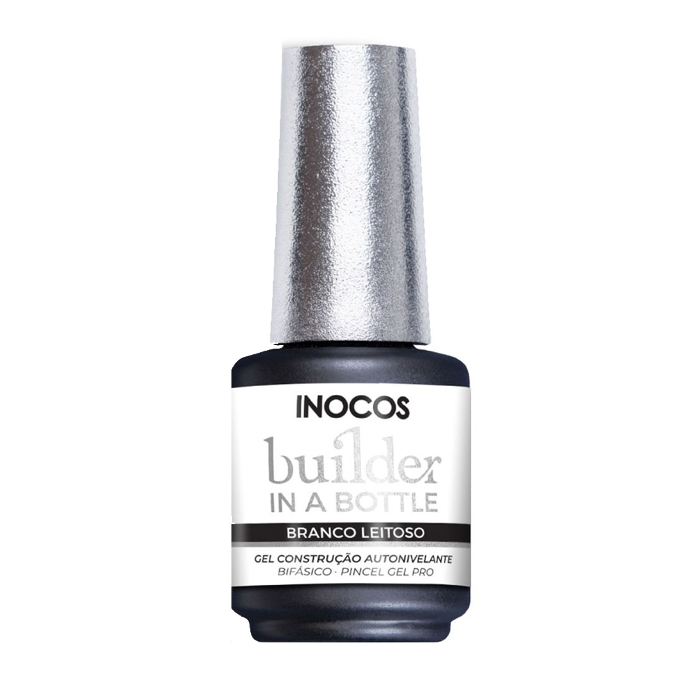 Inocos Builder in a Bottle gel de construción de uñas blanco suave