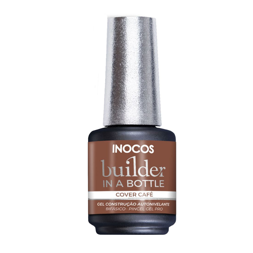 Inocos Builder in a Bottle gel de construção de unhas cover café Inocos Builder in a Bottle gel de construção de unhas cover café