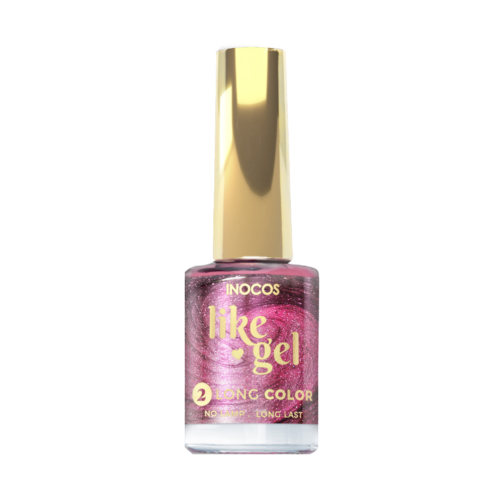 Inocos Like Gel esmalte de uñas efecto gel 130 rosa big bang