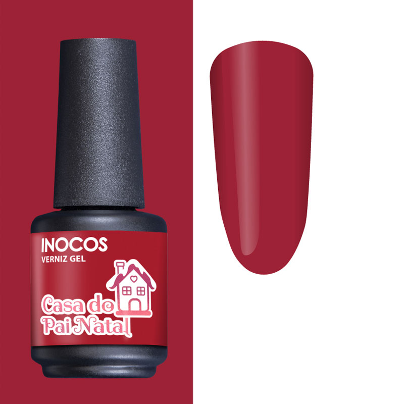 Inocos esmalte gel Aldeia Natal Casa Pai Natal