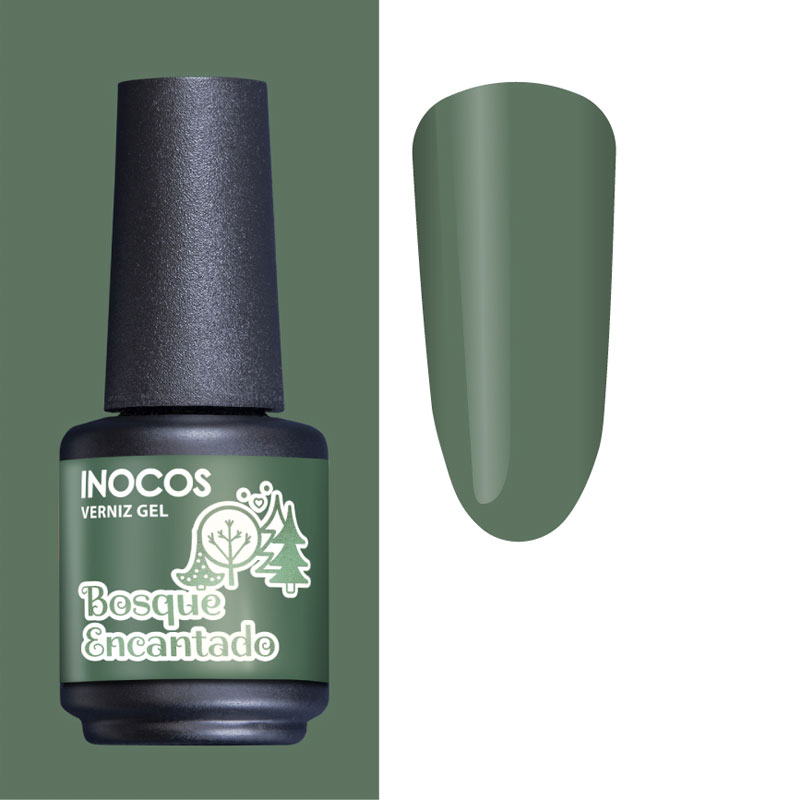 Inocos esmalte gel Aldeia Natal Bosque Encantado