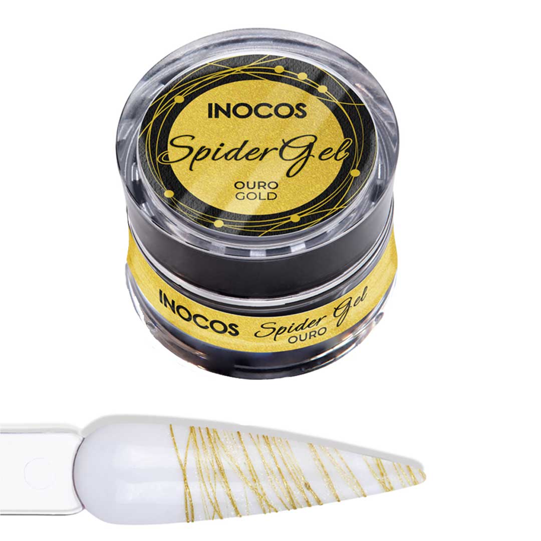 Inocos Spider Gel ouro metálico