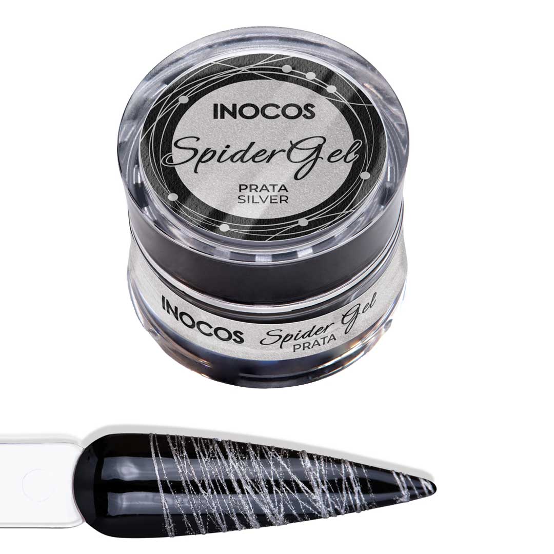 Inocos Spider Gel plata metalizado