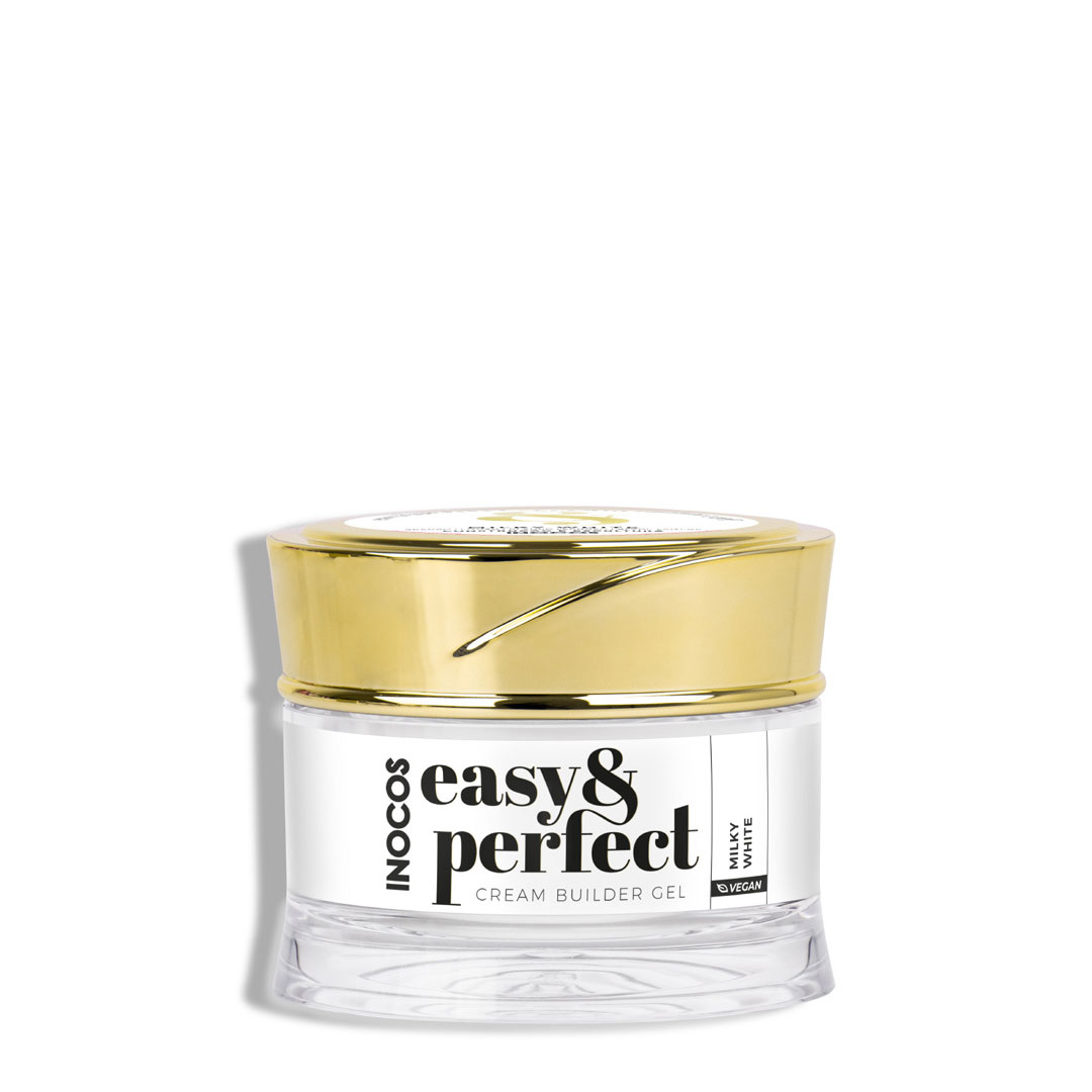 Inocos Easy&Perfect gel de construcción de uñas blanco lechoso