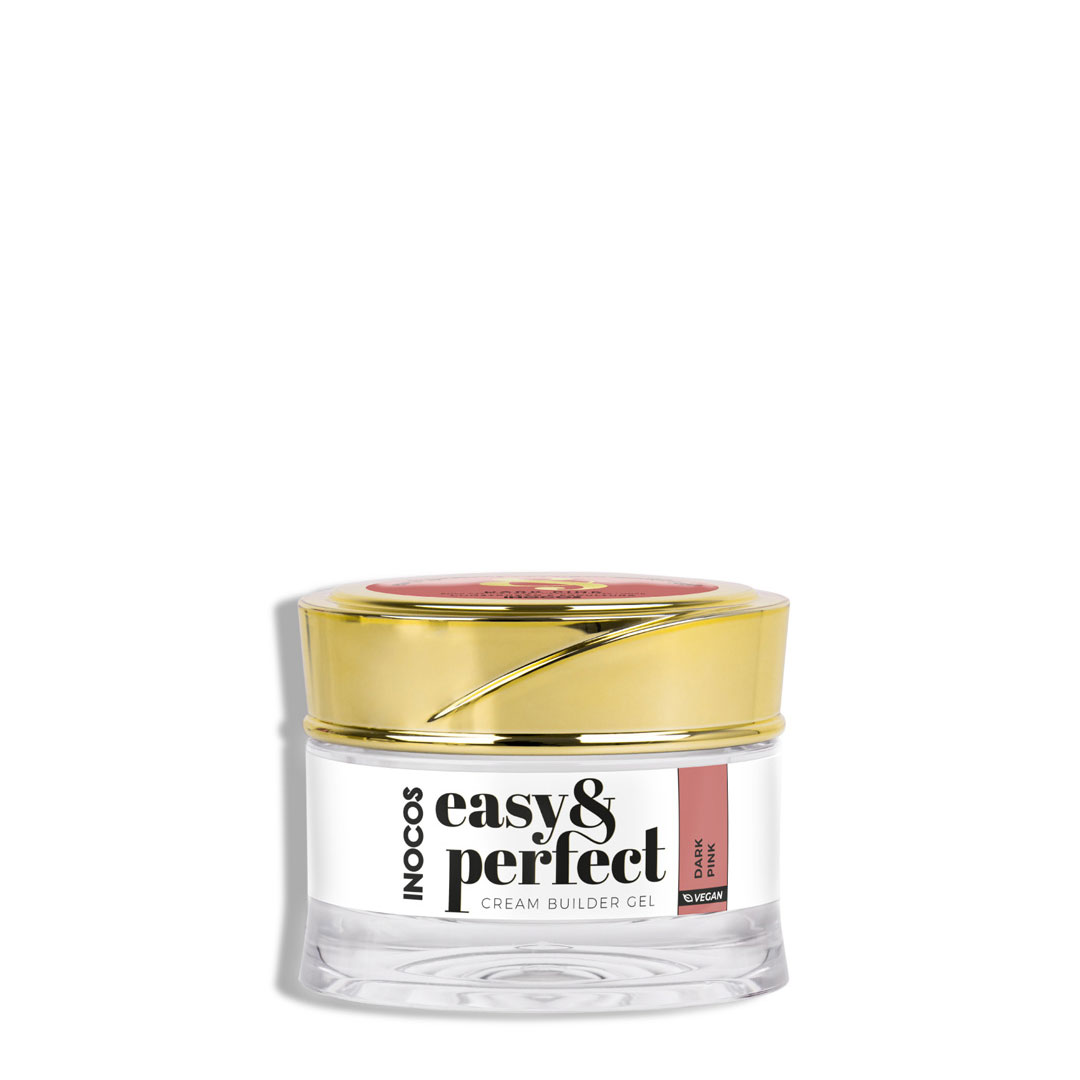 Inocos Easy&Perfect gel de construção de unhas dark pink rosa escuro
