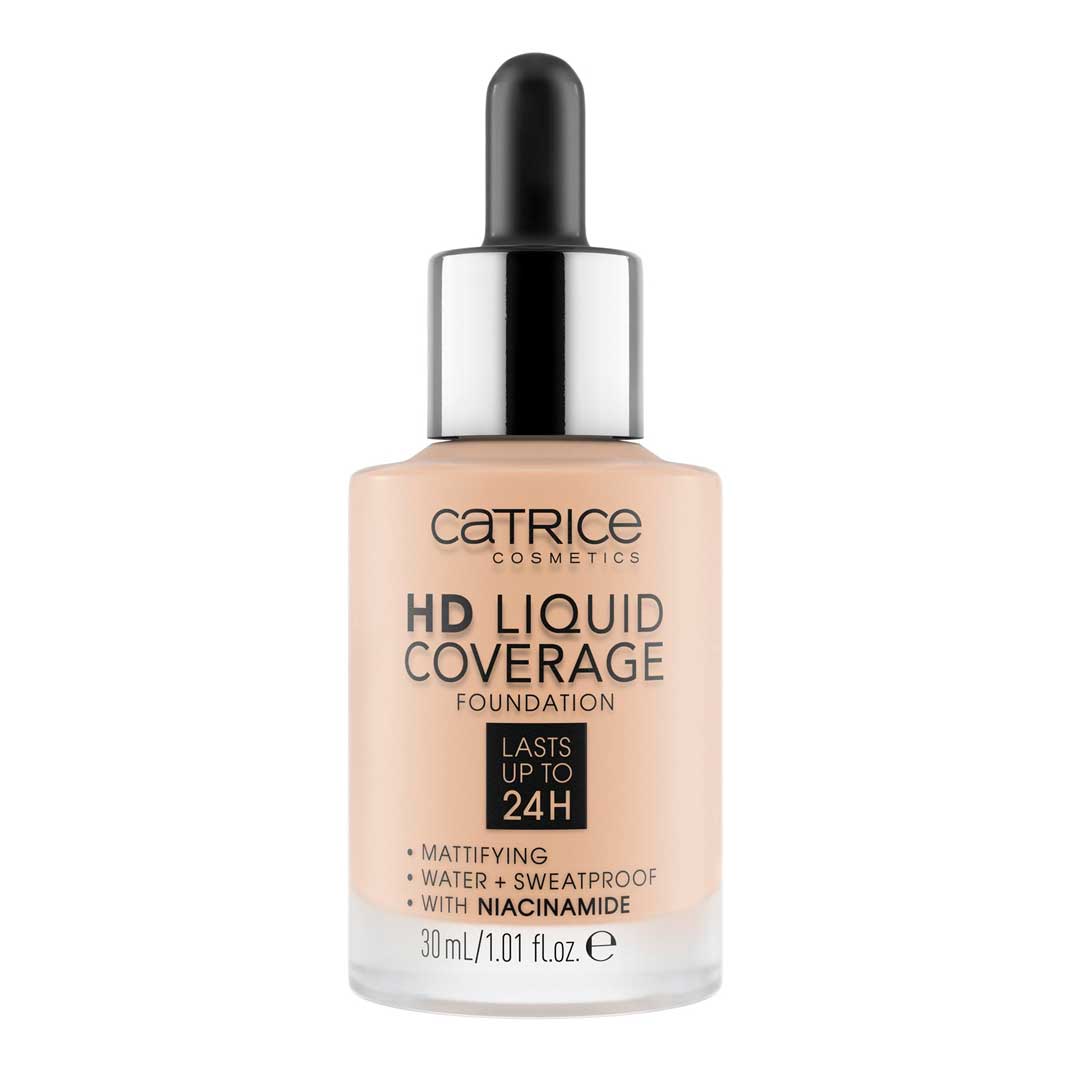 Catrice HD Liquid Coverage Foundation base de maquillaje 010