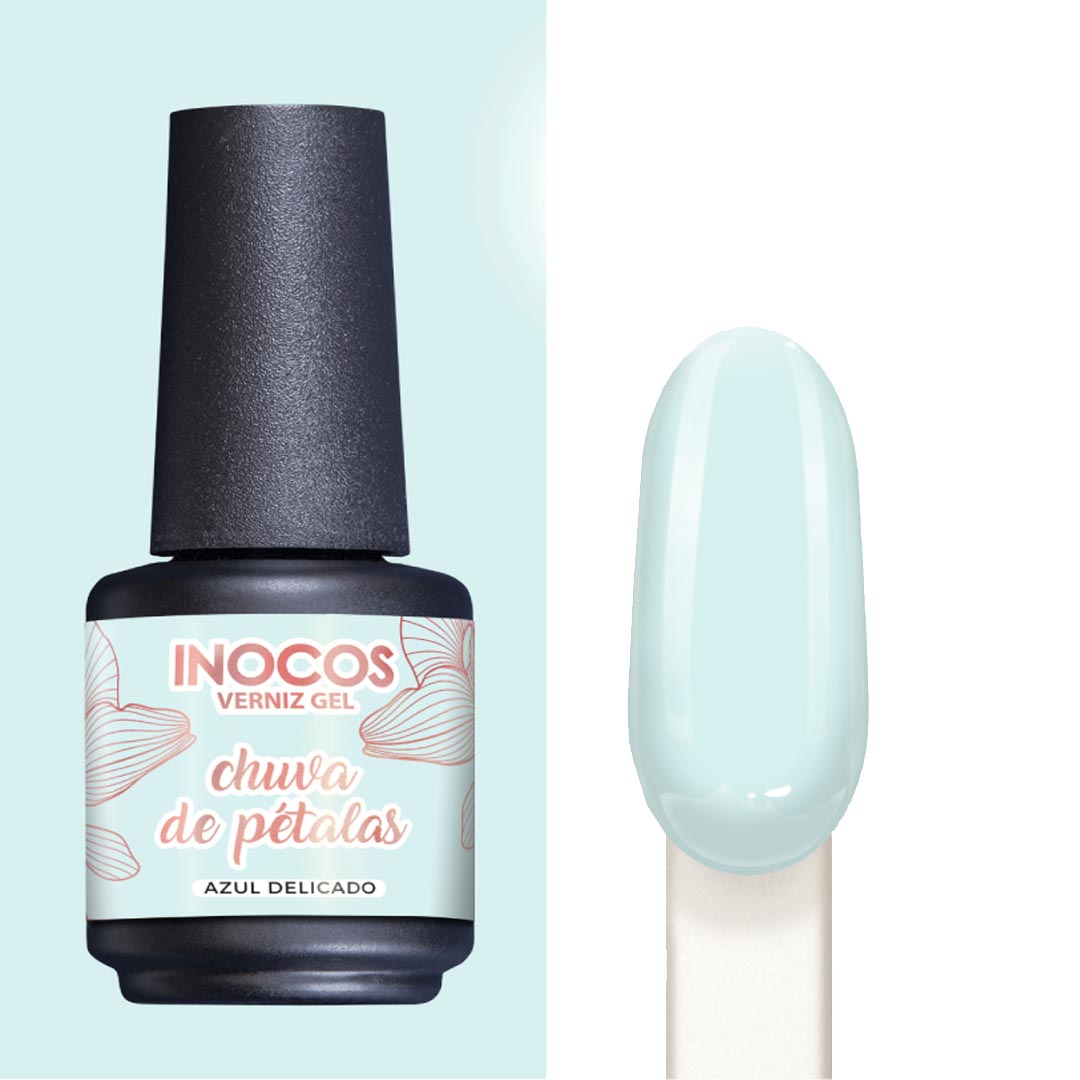 Inocos esmalte gel Era uma vez chuva de pétalas