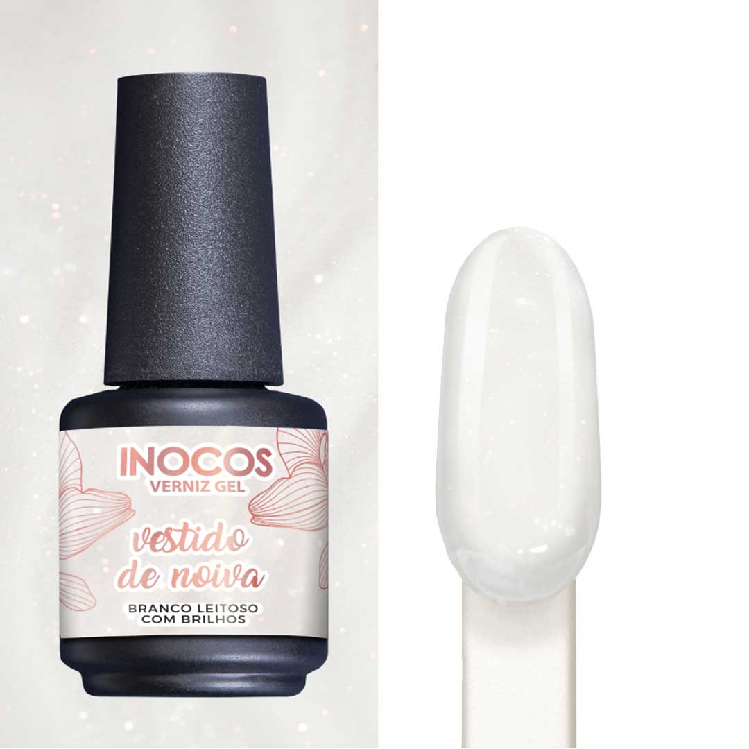 Inocos esmalte gel Era uma vez vestido de noiva