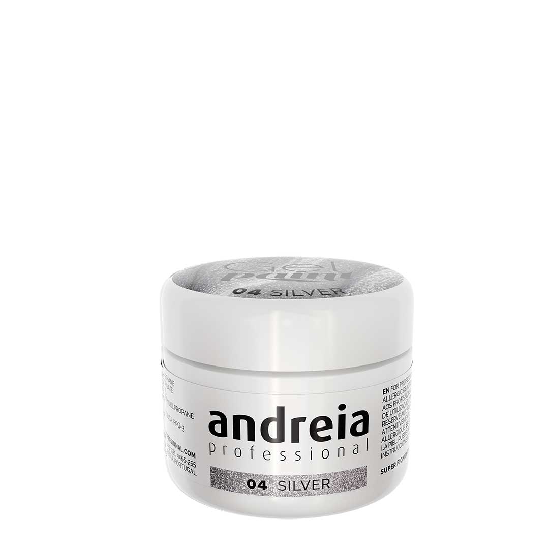 Andreia Gel Paint 04 plata