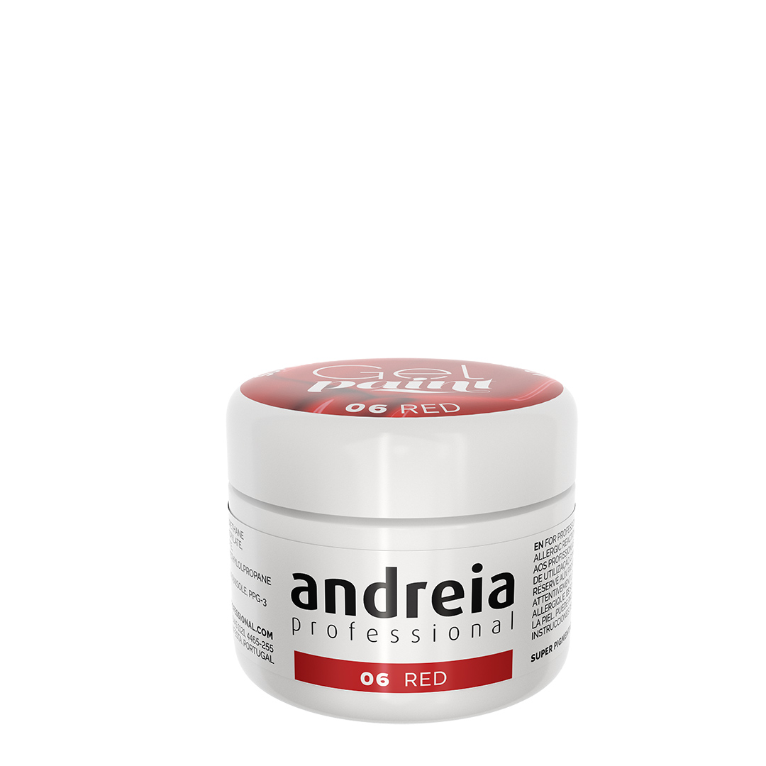 Andreia Gel Paint 06 vermelho