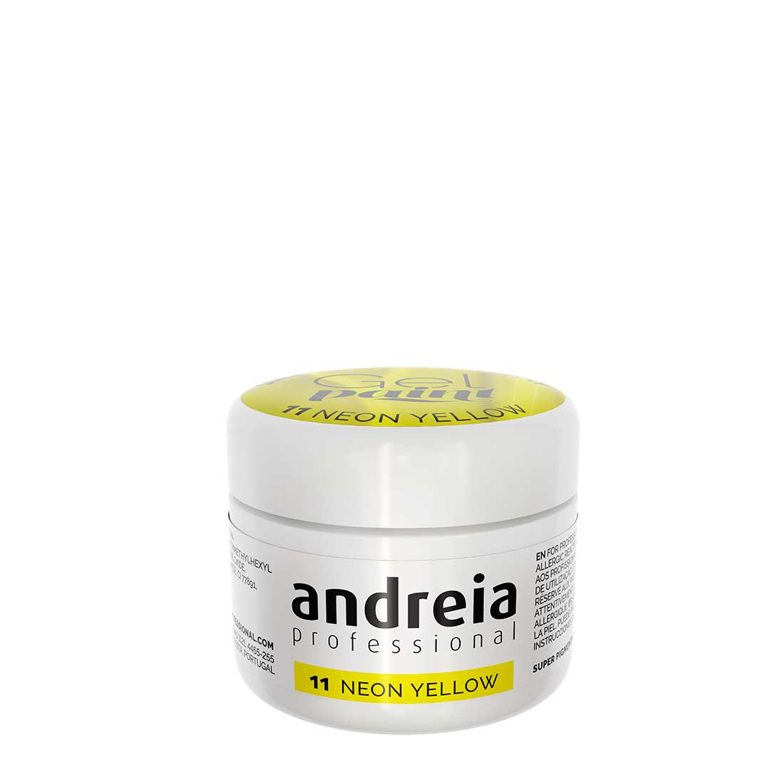 Andreia Gel Paint 11 neon amarelo