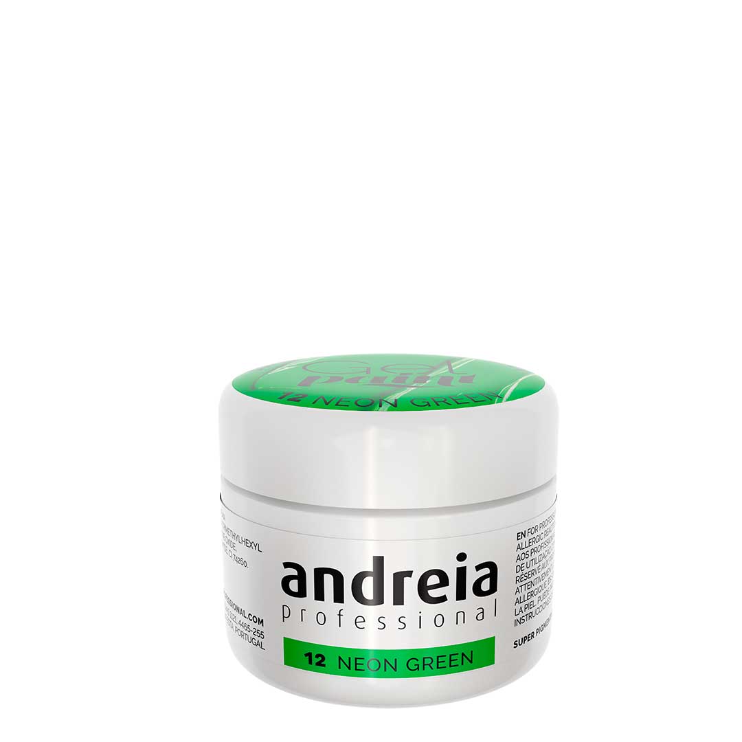 Andreia Gel Paint 12 neon verde