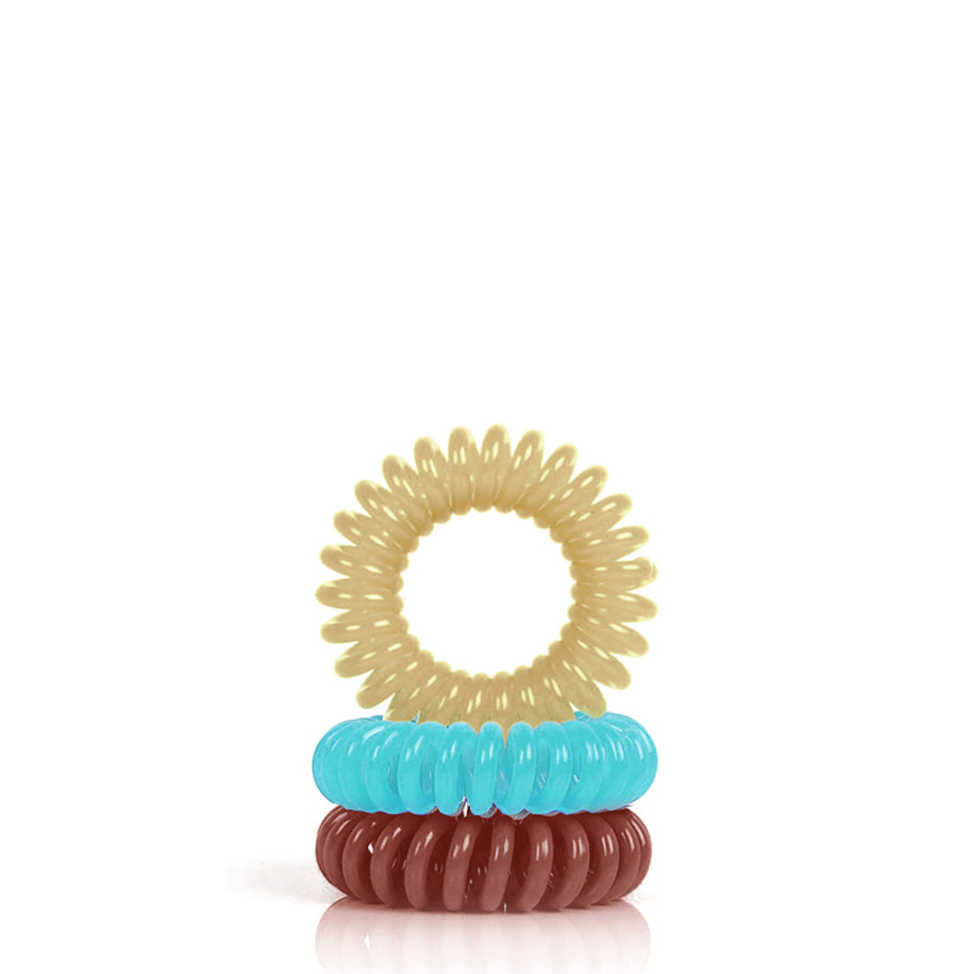 Rickiparodi elásticos cabelo rooling string sem marcas 3un.