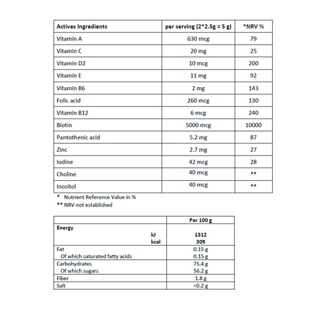 Ivybears hair vitamins 60 gomas