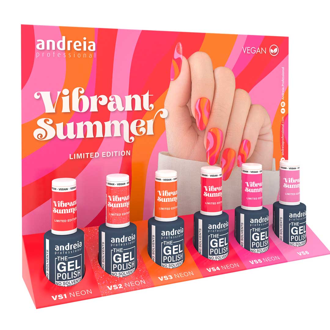 Andreia gel nail polish collection Vibrant Summer VS1