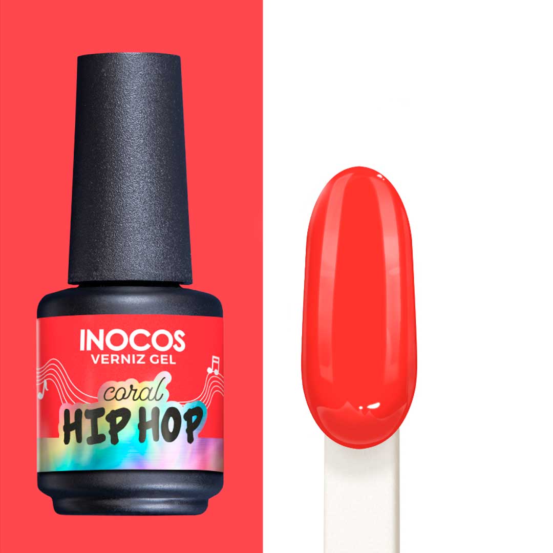 Inocos esmalte gel Festival de Verão coral hip hop