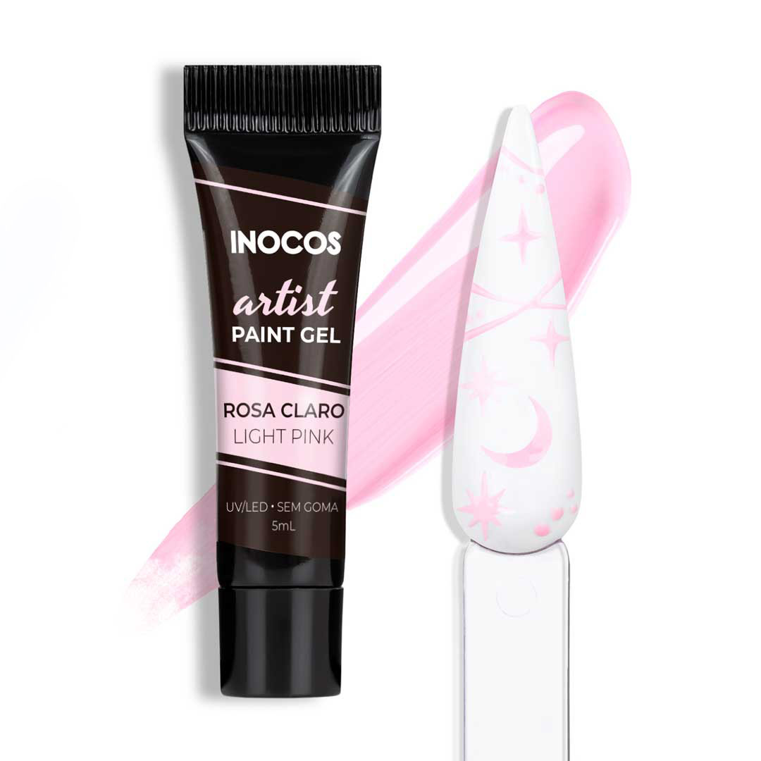 Inocos Artist Paint Gel de uñas rosa claro