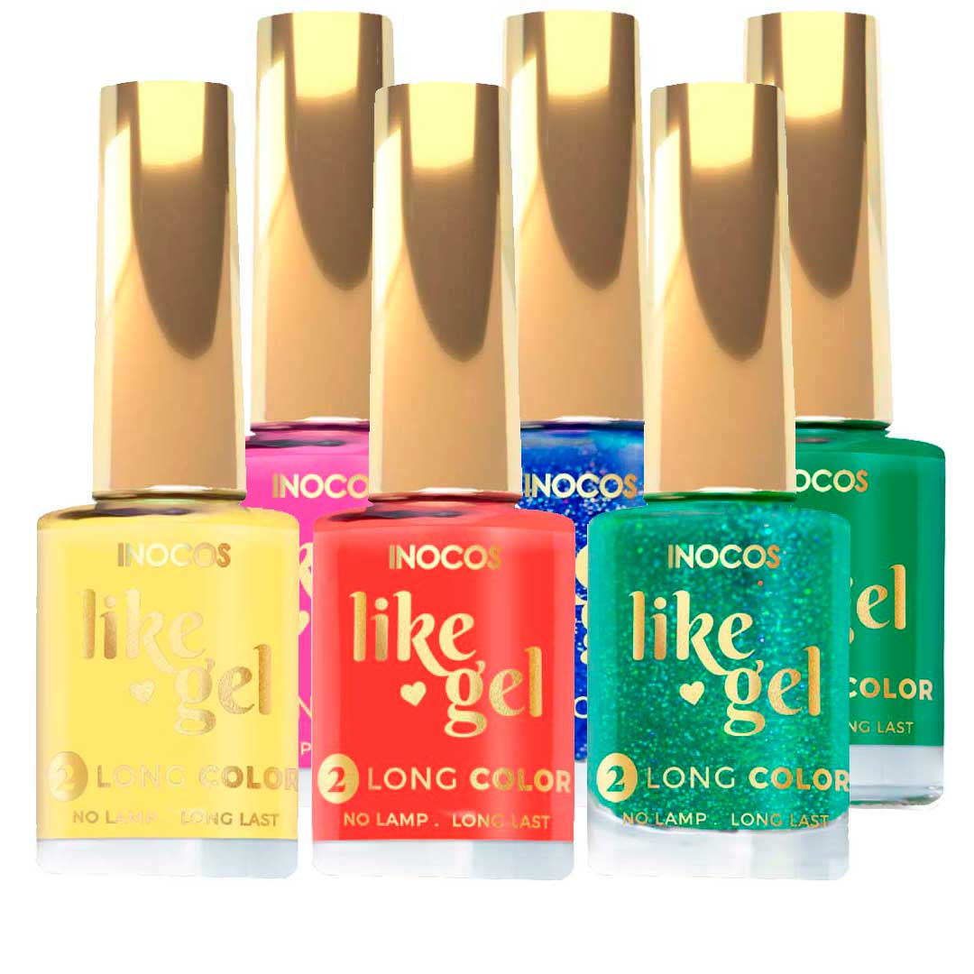 Inocos Like Gel esmalte de uñas efecto gel colección Festival de Verão