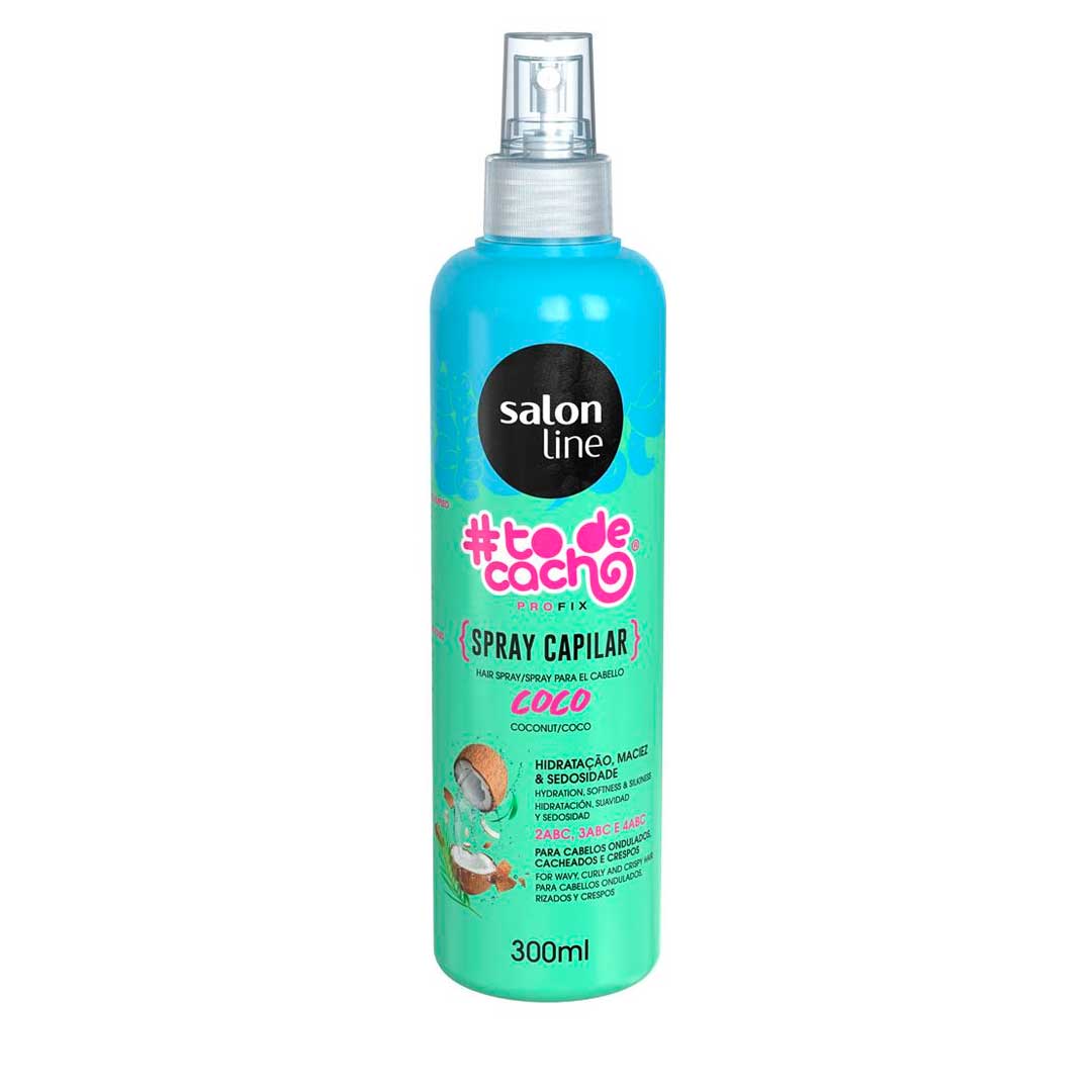 Salon Line To de Cacho hair spray coconut water