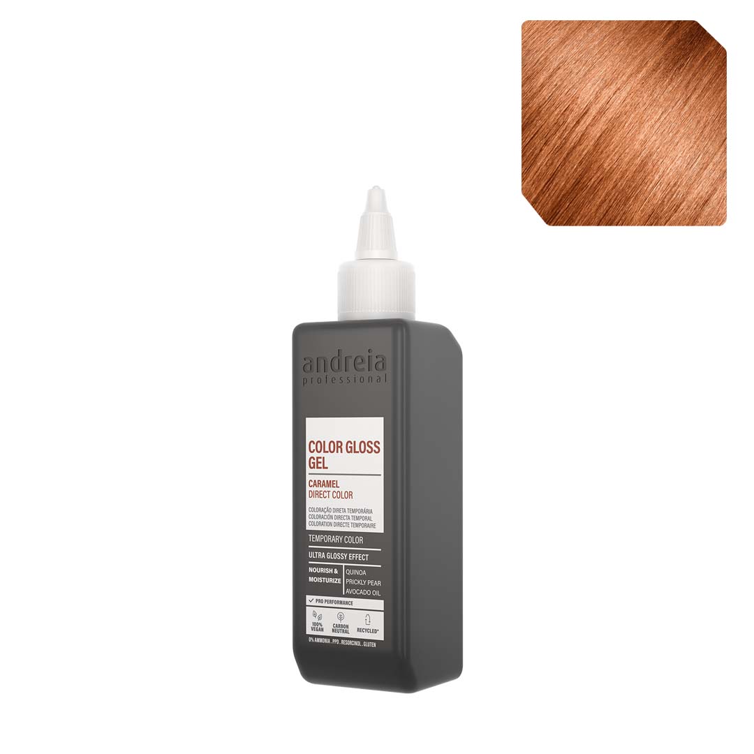 Andreia Vegan Color Gloss Gel coloración directa caramel