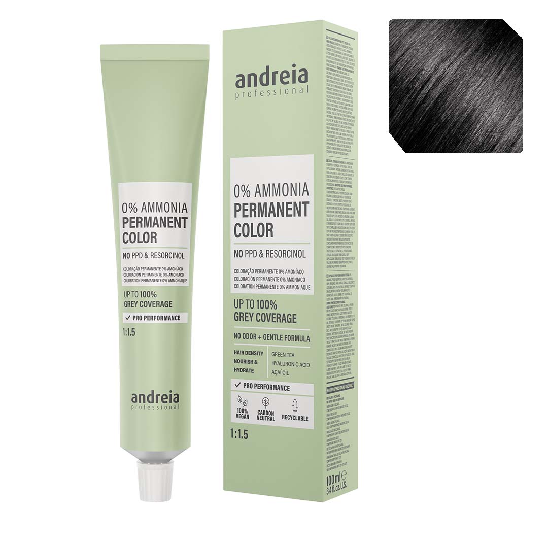 Andreia Vegan 0% Ammonia coloración permanente nº 2.0
